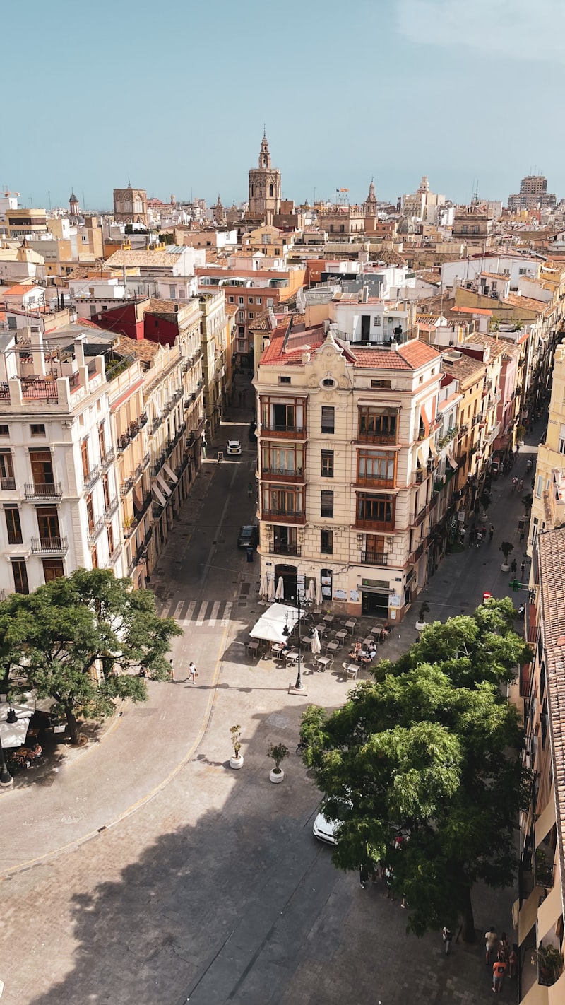 Aerial view of Valencia old town rooftops and cathedral (Photo: Unsplash)